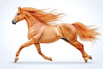horse on white