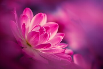 close up of pink flower