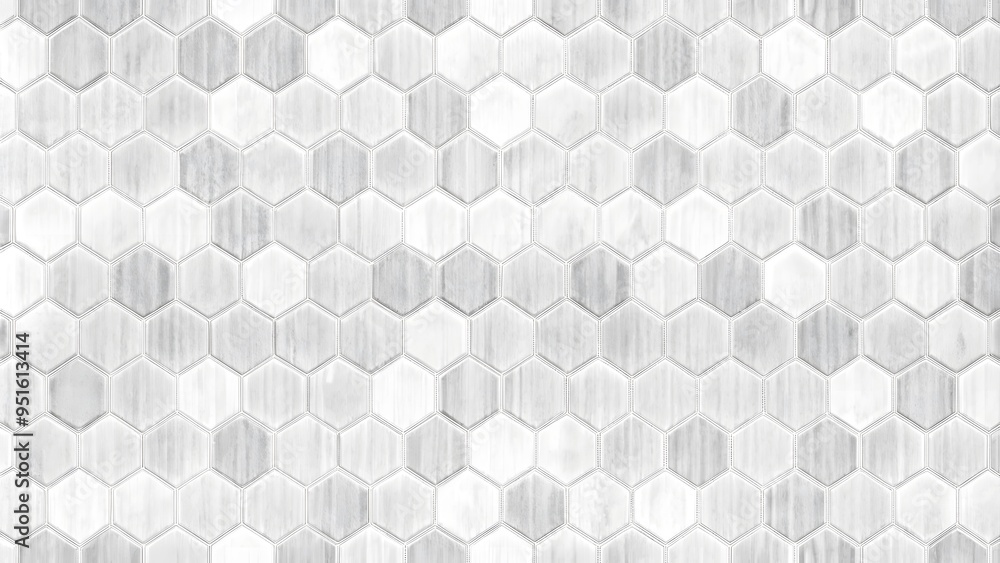 Poster honeycomb patterned wood panels in hexagonal shape, wood, background, and abstract brown pattern. a 