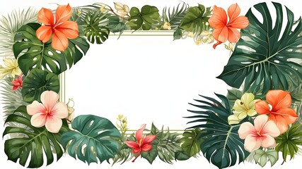 christmas frame with branches