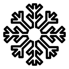 winter, snowflake, snow, cold, cool, weather, season outline icon