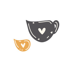 Illustration stamp stickers light bulb lamp icons symbol signal line colorful