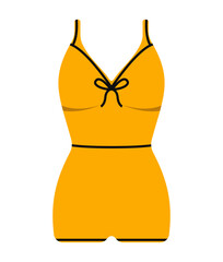 Swimsuit Cartoon Illustration