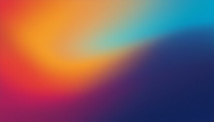 Naklejka premium Abstract color gradient, modern blurred background and film grain texture, template with an elegant design concept, minimal style composition, Trendy Gradient grainy texture for your graphic design. 