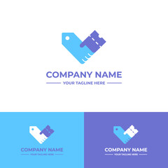 Logo Ticket Deal Shacking Hand