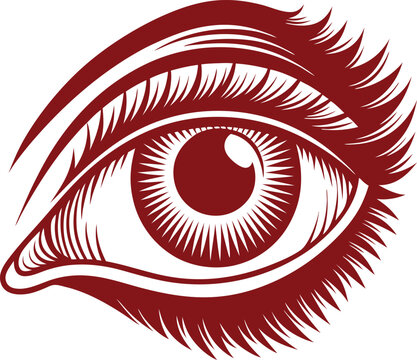 recommend clip art: eye line art vector