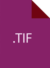 TIF File icon fill crisp corners  v1