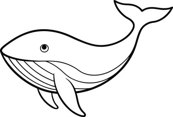 silhouette of a whale