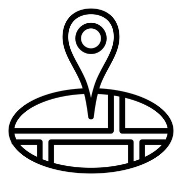 recommend clip art: map, location, gps, navigation outline icon