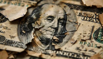 Broken Dollar Bill