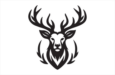 A vector of deer vector design on white background