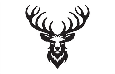 A vector of deer vector design on white background