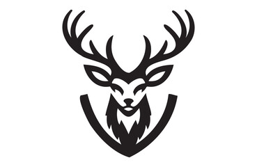 A vector of deer vector design on white background