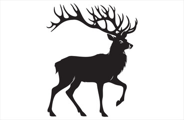 A vector of deer vector design on white background