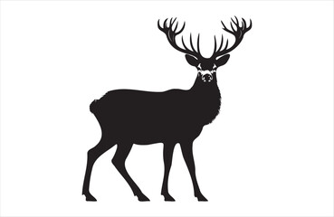 A vector of deer vector design on white background