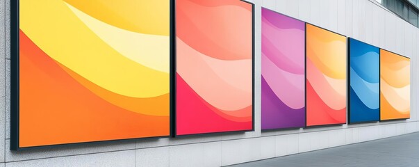 Interactive billboard changing designs based on time of day, dynamic advertising, audience engagement