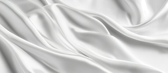 Obraz premium White Silk Fabric Texture