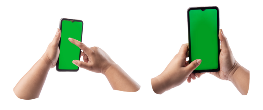 Smartphone similar to iphone xs max with blank white screen for Infographic Global Business Marketing Plan , mockup model similar to iPhonex isolated Background of ai digital investment economy. HD