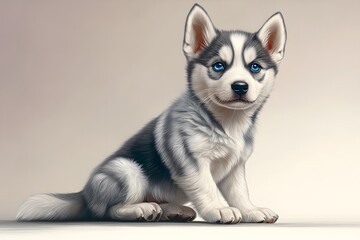 siberian husky dog