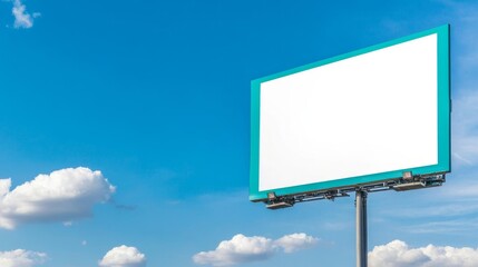 Fototapeta premium Billboard with a city event promotion at a popular public square, community engagement, local marketing