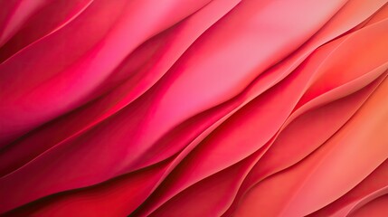 Obraz premium Vibrant abstract texture showcasing flowing waves in rich shades of red, perfect for artistic and modern design projects.