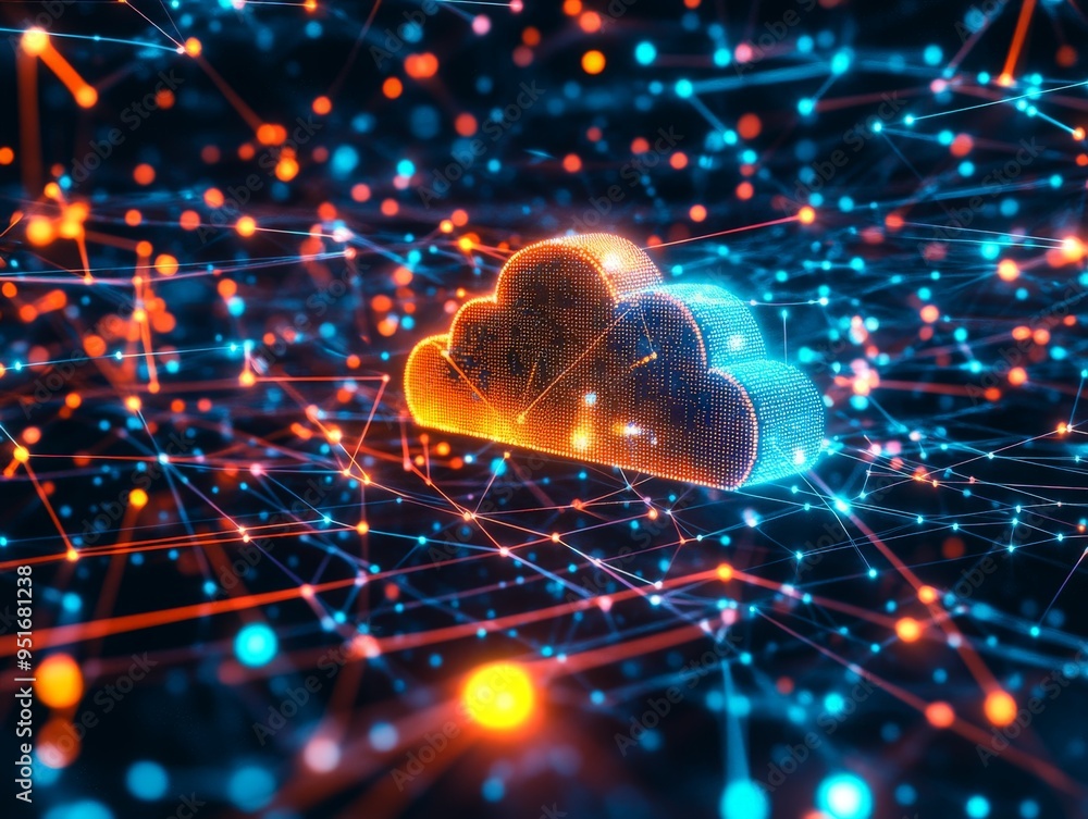 Poster cloud computing network.