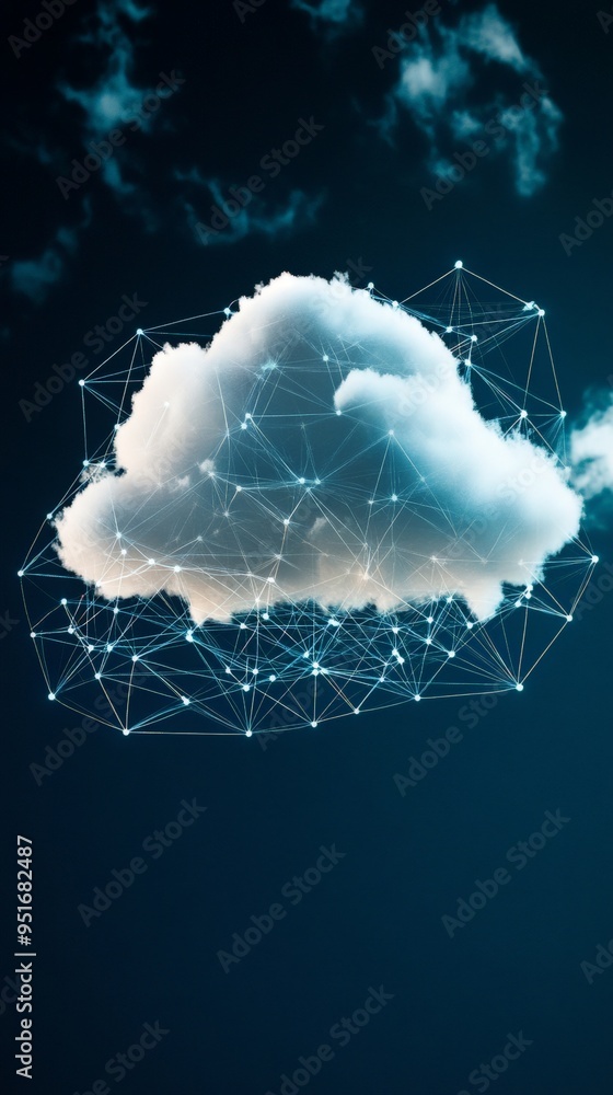 Poster cloud computing network.