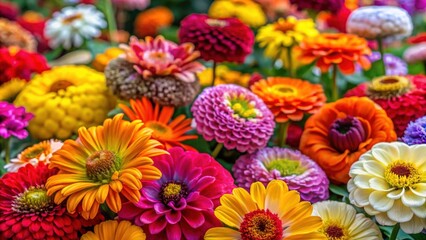 Vibrant photo of various flowers showcasing the colors of the season, Flowers, vibrant, nature, floral, spectrum, colorful