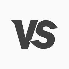 Letter V and S, VS logo design template vector illustration