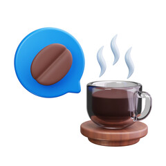 espresso 3d render icons
