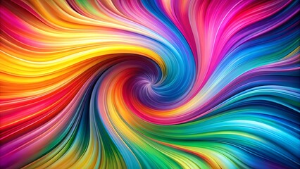 Vibrant and dynamic abstract background with swirling colors and sounds