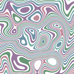 ABSTRACT ILLUSTRATION MARBLED TEXTURE LIQUIFY PSYCHEDELIC PASTEL SOFT COLORFUL DESIGN. OPTICAL ILLUSION BACKGROUND VECTOR DESIGN