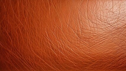 Fototapeta premium Close-up texture of a rich brown leather surface with a subtle grain pattern.