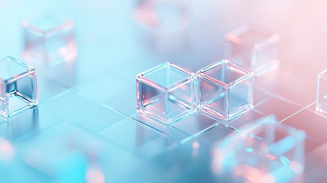 Abstract 3D grid representing a website s architecture, backend development visualization, digital infrastructure.