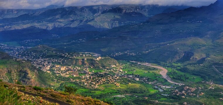 panorama of the mountains