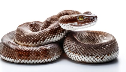 Fototapeta premium A Viper on a white background. 