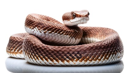 Obraz premium A Viper on a white background. 