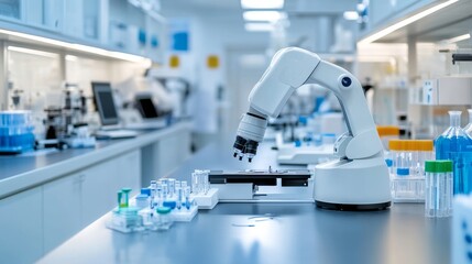 Automated laboratory for sample processing and data collection