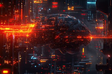 Futuristic Brain Interface Technology