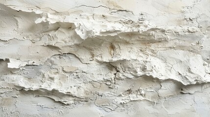 Obraz premium Close-up of a plaster wall, revealing the uneven and textured surface. The image highlights the craftsmanship and rustic charm of the wall.
