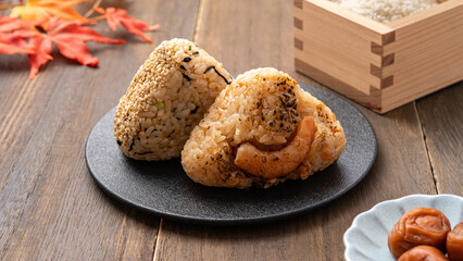 食欲の秋　おにぎり