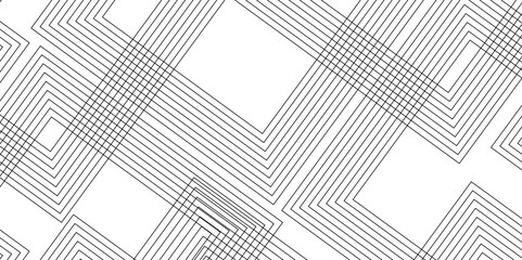 Abstract background with black lines and white background design Geometric design with dynamic on white background in concept, wave. rectangle and triangle lines and shapes design	