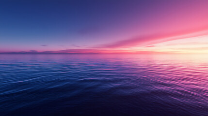 Calm Sea at Dusk