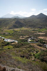 Fototapeta premium El Teide from the town of Masca in Tenerife Island