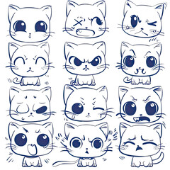 Obraz premium Emoji And Emoticon Transparent Backgrounds, Generative AI