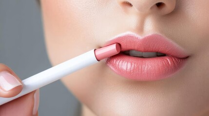Naklejka premium Choosing the Right Makeup for Your Skin Type