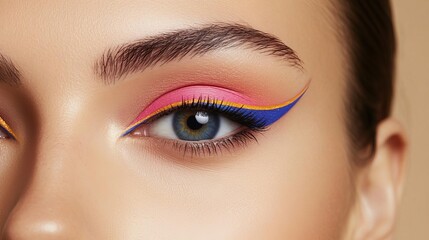 Naklejka premium Look Glamorous Evening Makeup Ideas