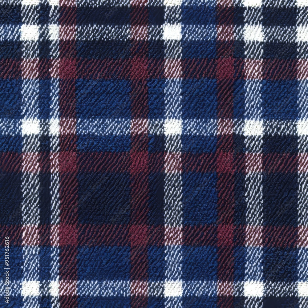 Poster tartan textile print with plaid check pattern. seamless fabric texture.