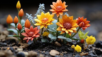 mange garden sun ligt scattering photo