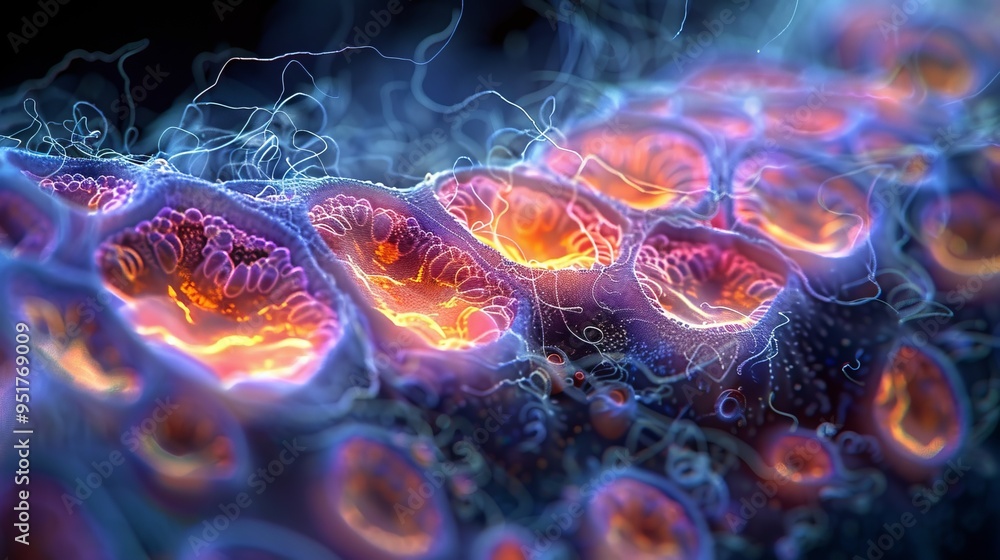 Poster an immunofluorescence microscopy image depicting the expression of tight junction proteins in the ep